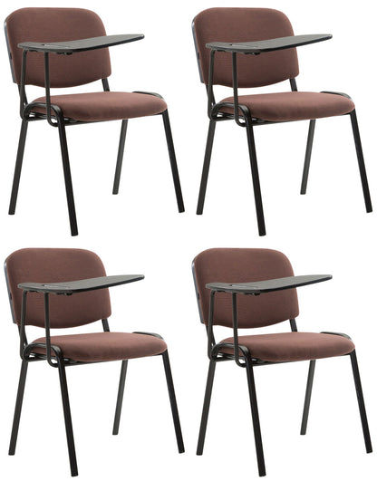 4er Set Stuhl Ken mit Klapptisch Stoff - homemem39