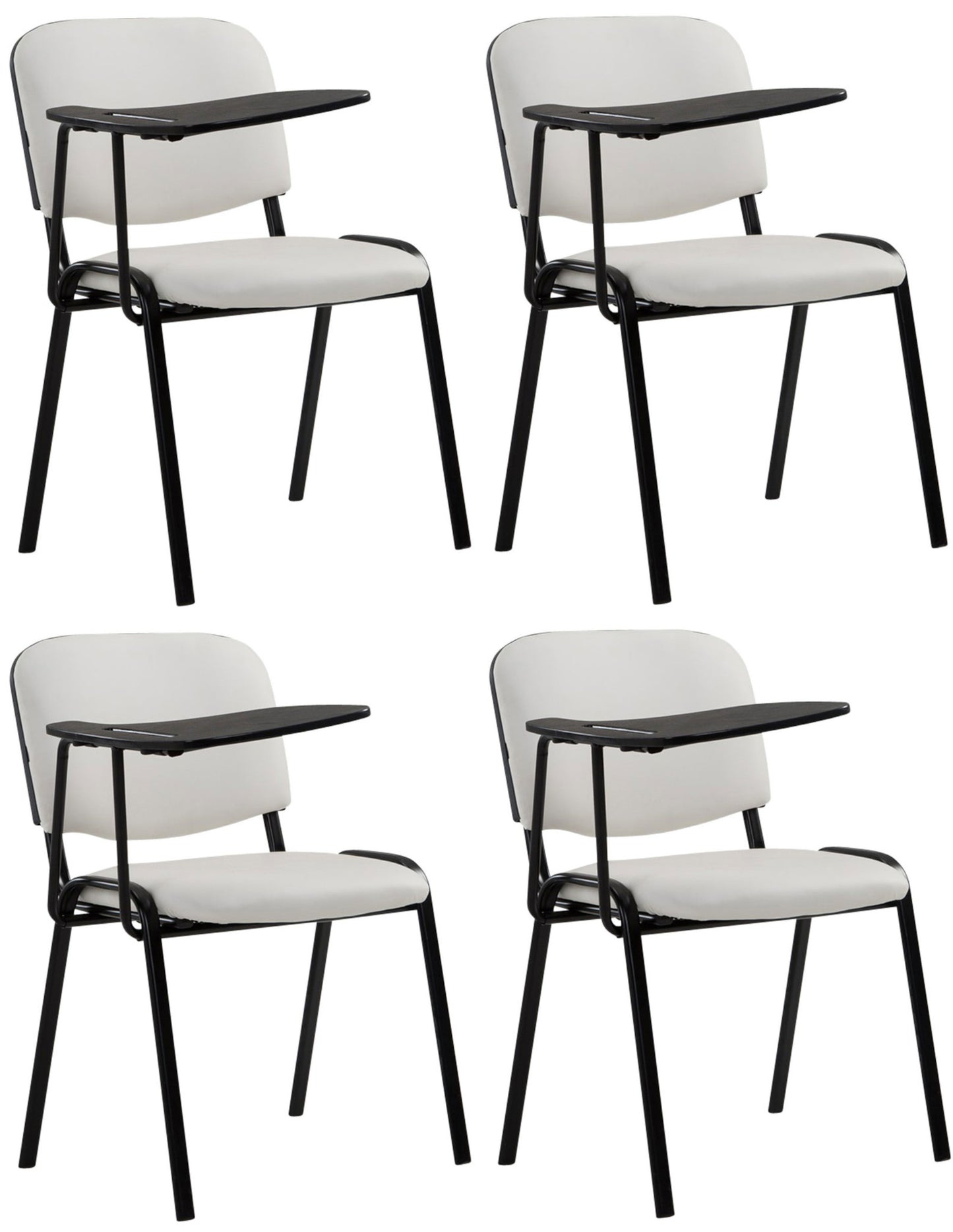 4er Set Stühle Ken mit Klapptisch Kunstleder - homemem39