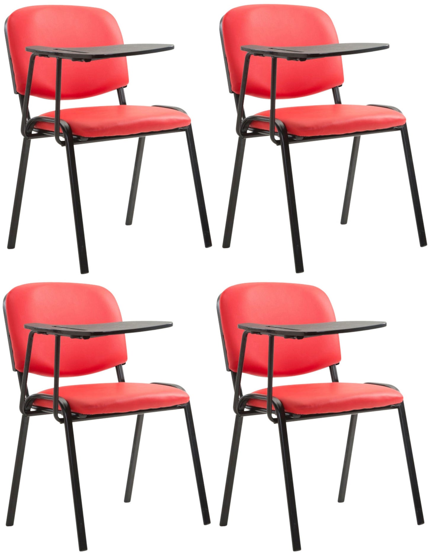 4er Set Stühle Ken mit Klapptisch Kunstleder - homemem39