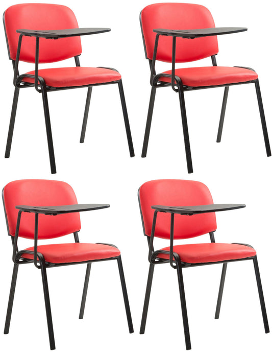 4er Set Stühle Ken mit Klapptisch Kunstleder - homemem39