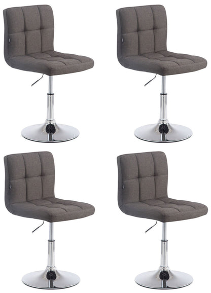 4er Set Lounger Palma Stoff - homemem39