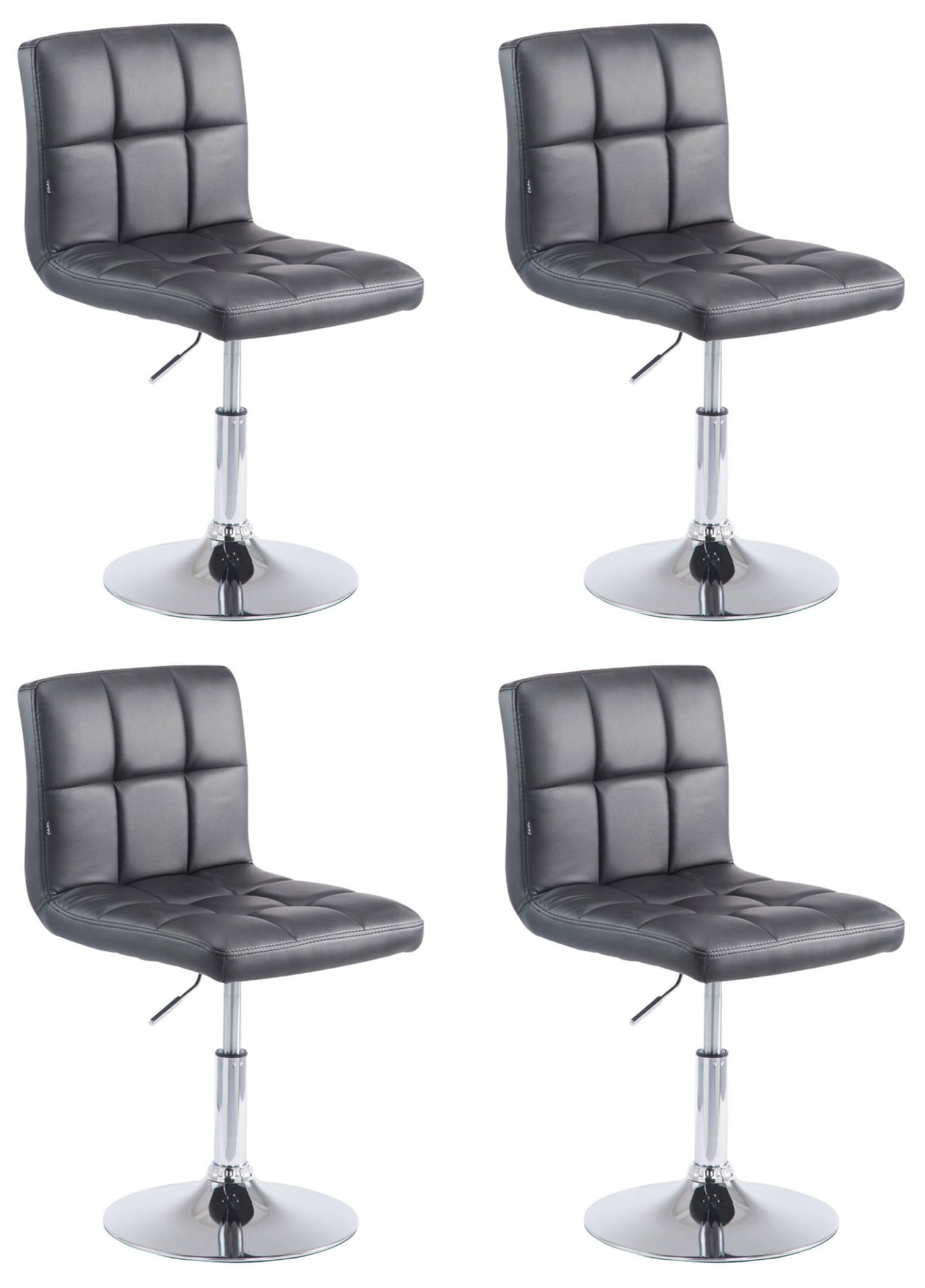 4er Set Lounger Palma V2 Kunstleder - homemem39