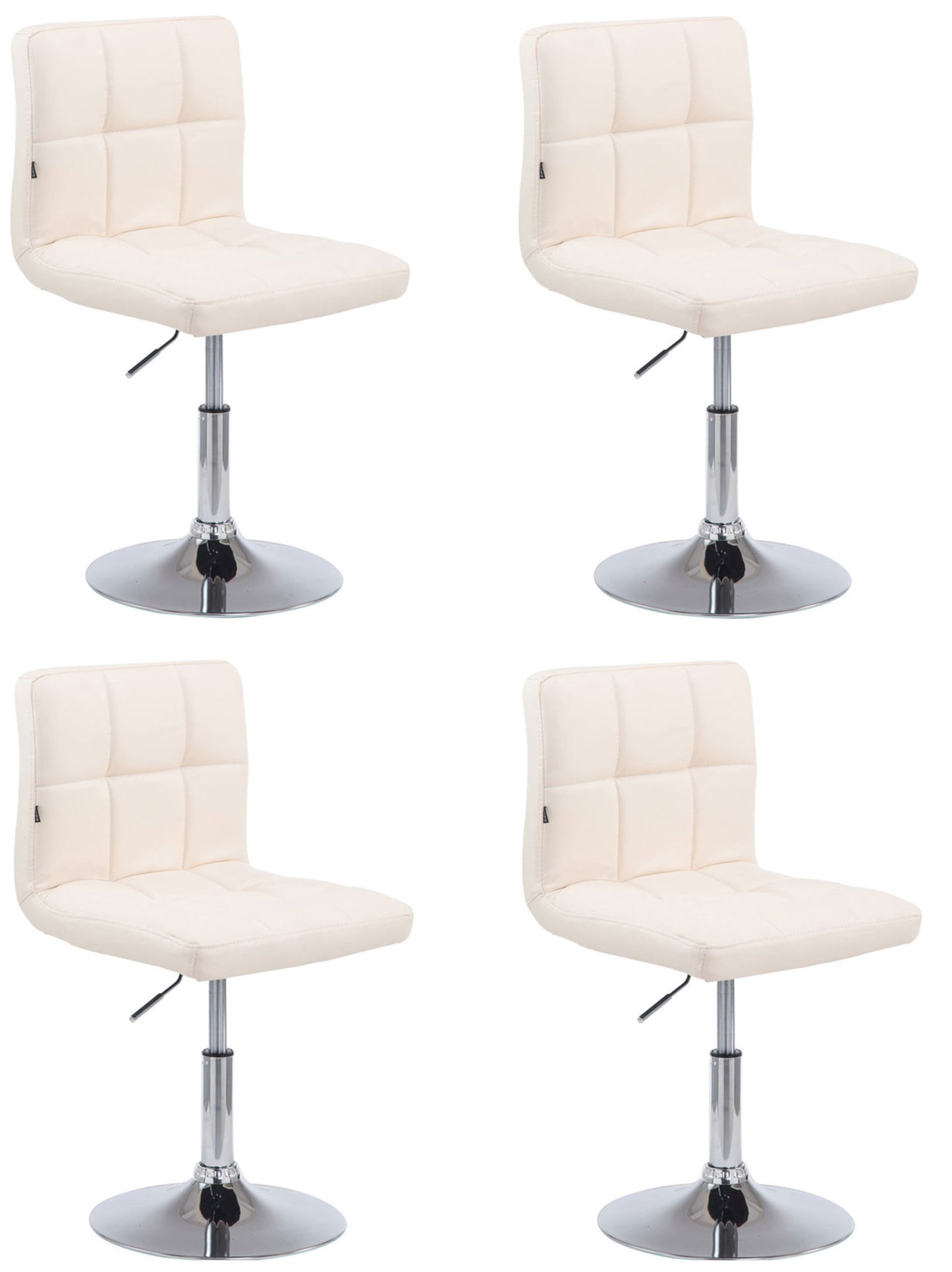 4er Set Lounger Palma V2 Kunstleder - homemem39