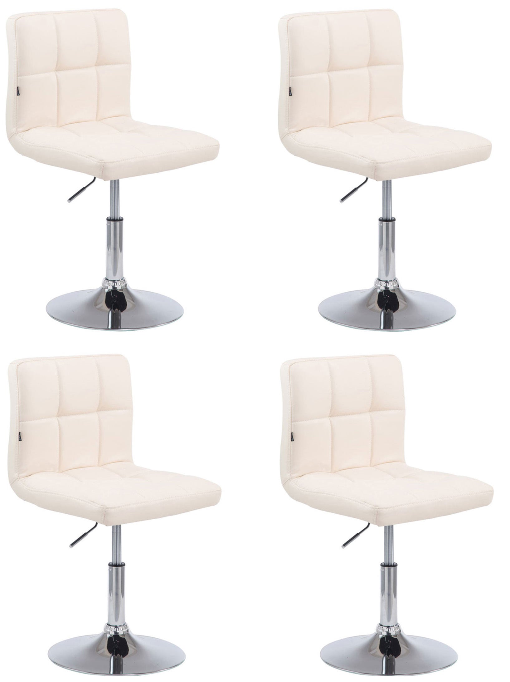 4er Set Lounger Palma V2 Kunstleder - homemem39