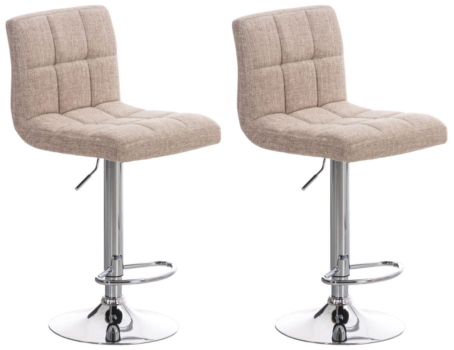 2er Set Barhocker Peru Stoff - homemem39