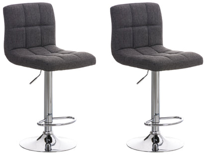 2er Set Barhocker Peru Stoff - homemem39