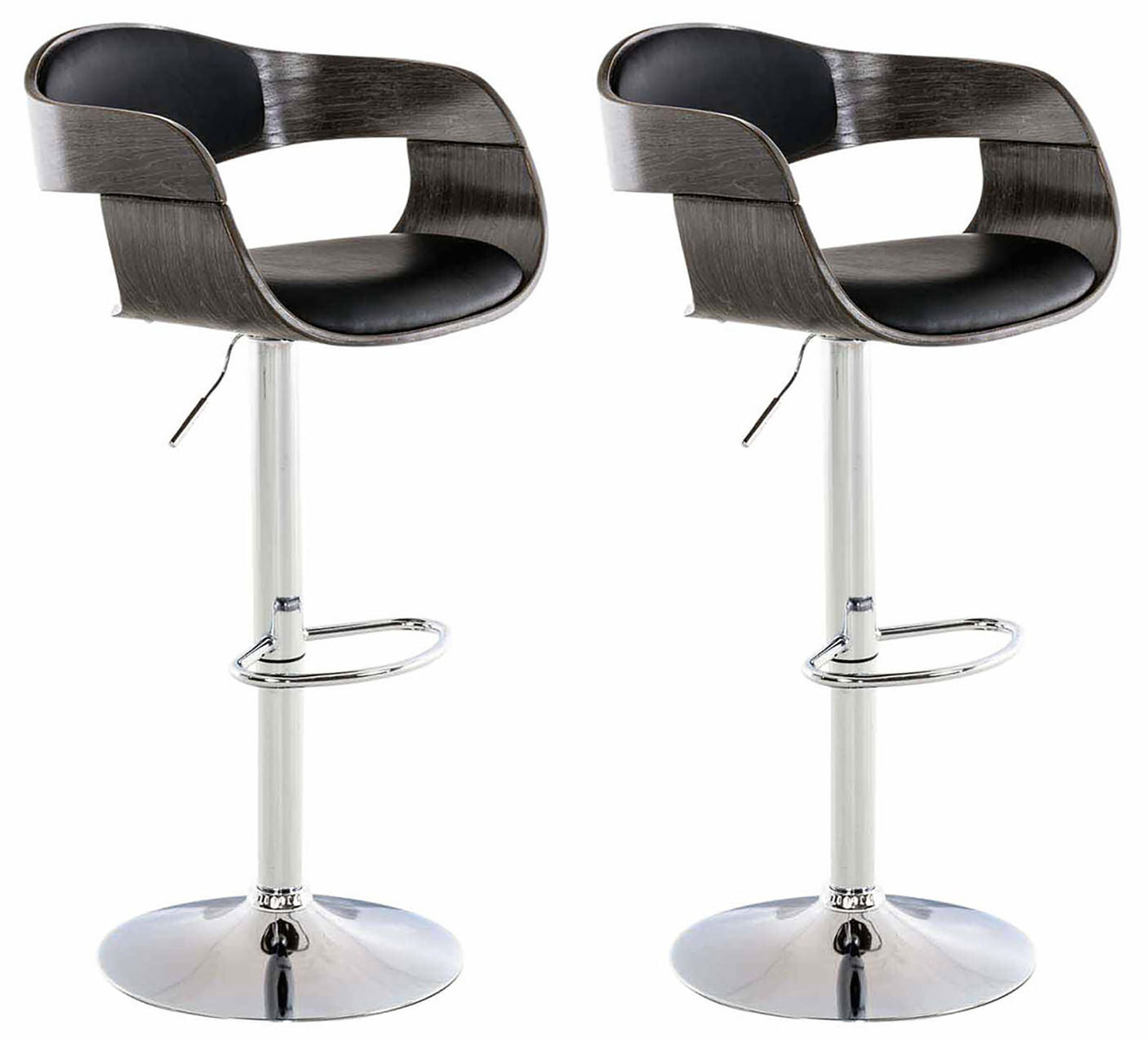 2er Set Barhocker Kingston Kunstleder - homemem39