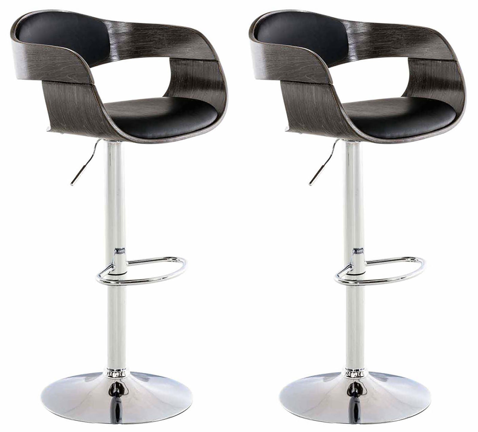 2er Set Barhocker Kingston Kunstleder - homemem39