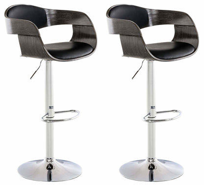 2er Set Barhocker Kingston Kunstleder - homemem39