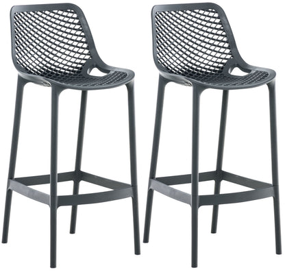 2er Set Outdoor Barhocker Air - homemem39