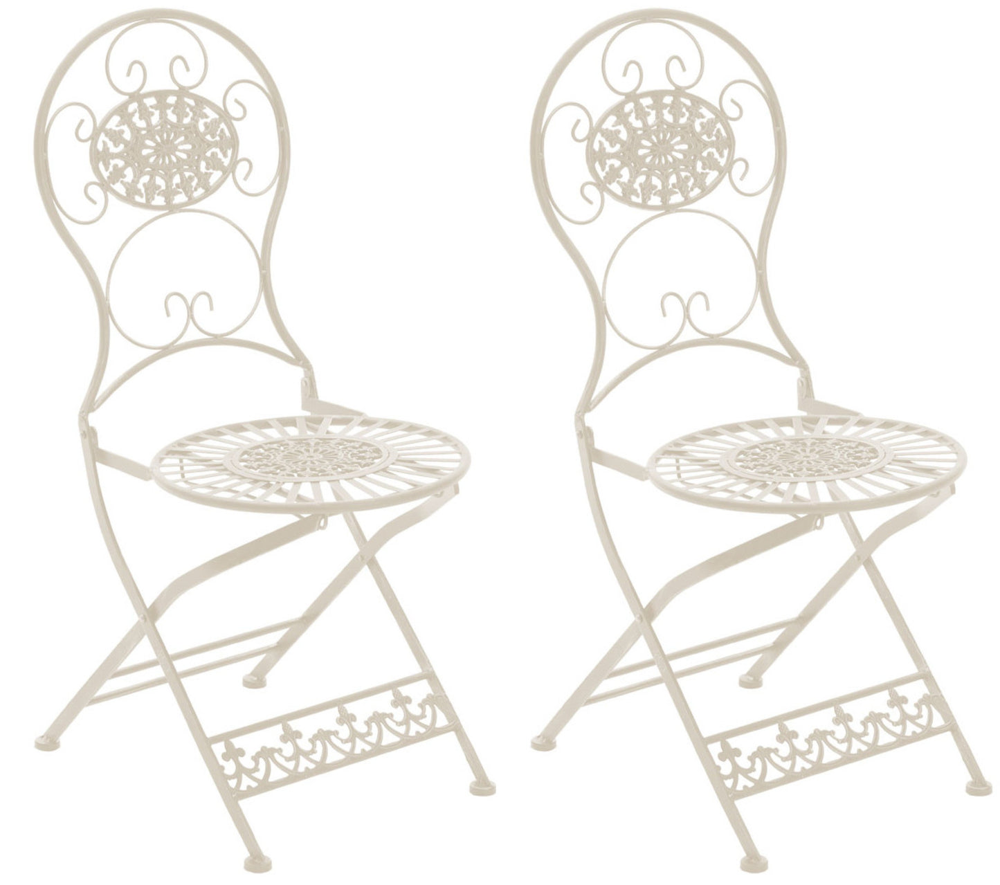 2er Set Eisen Klappstühle Mani - homemem39