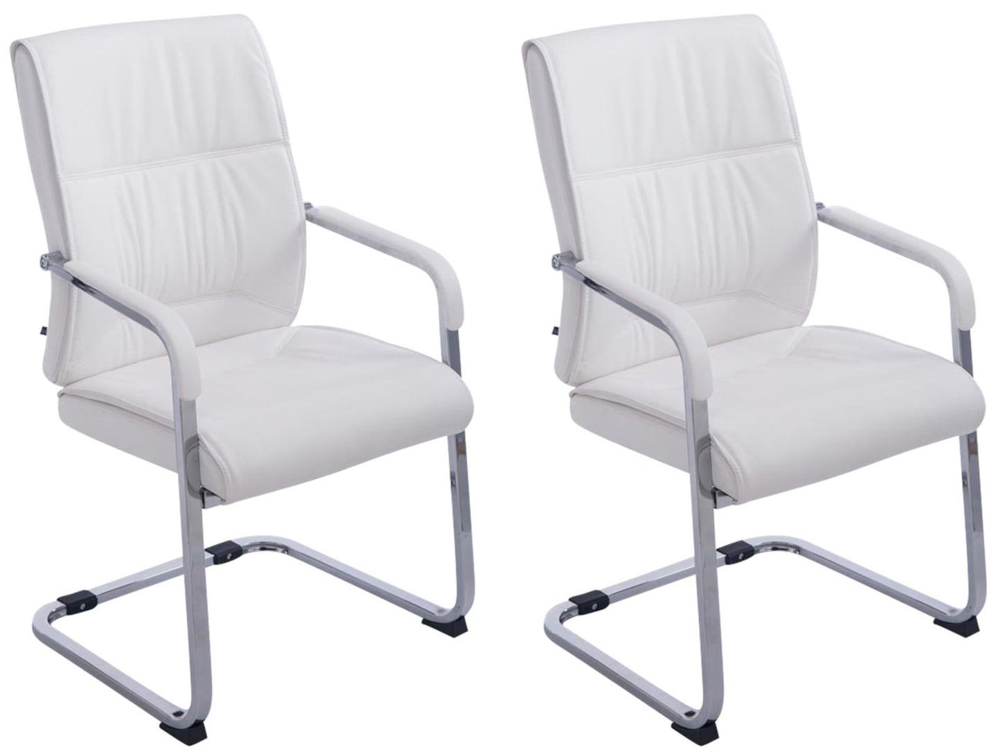 2er Set Freischwinger XXL Anubis Kunstleder - homemem39