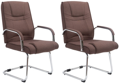 2er Set Freischwinger Attila Stoff - homemem39