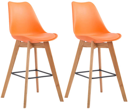 2er Set Barhocker Metz Kunststoff - homemem39