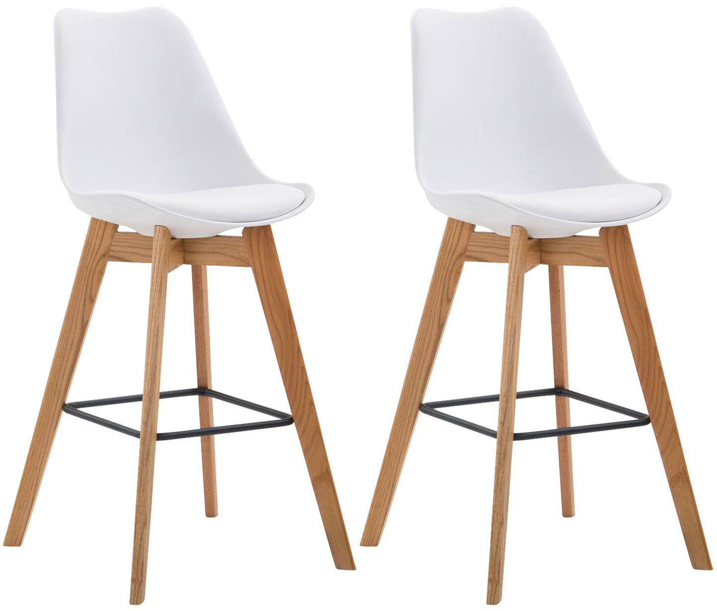 2er Set Barhocker Metz Kunststoff - homemem39