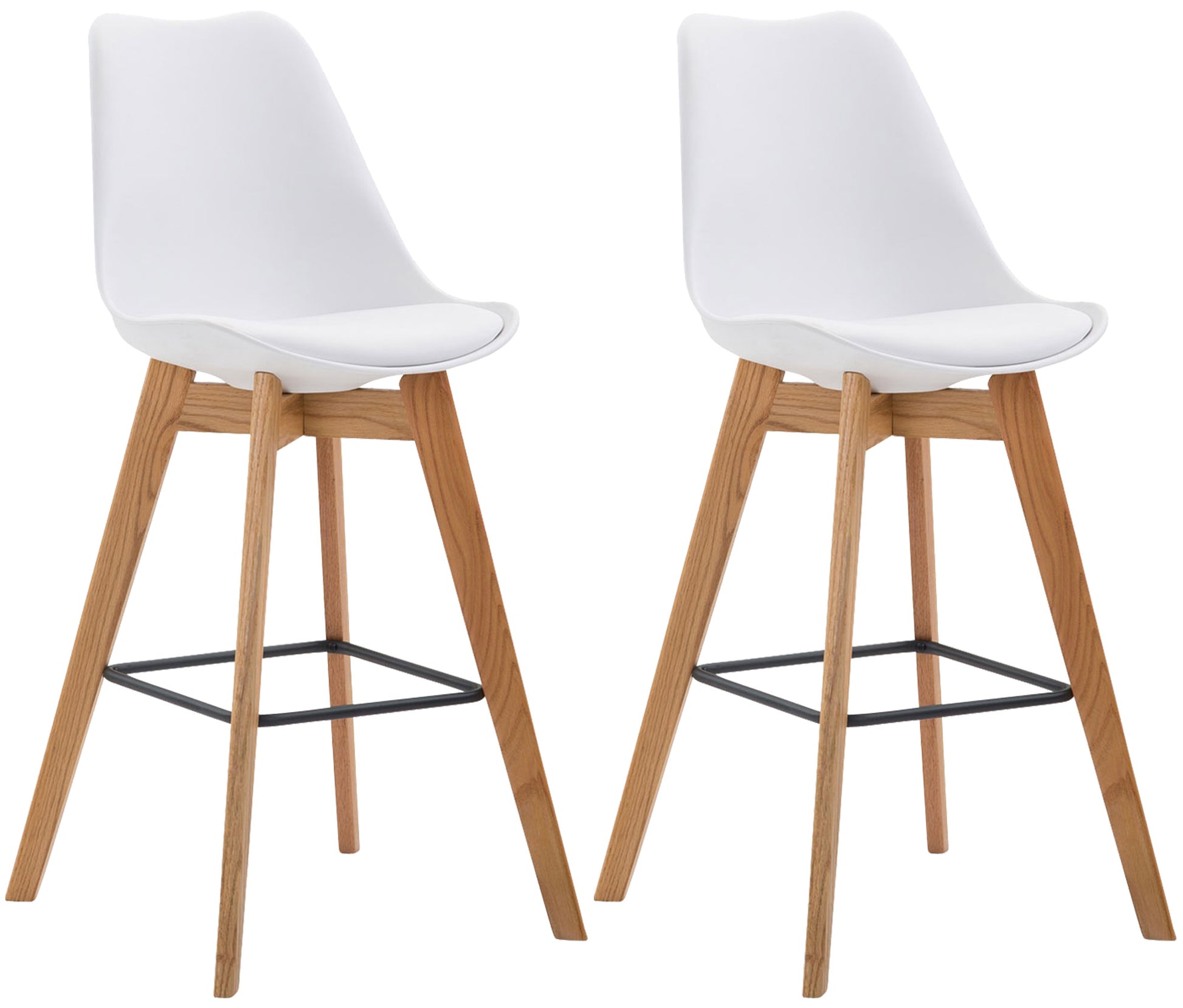 2er Set Barhocker Metz Kunststoff - homemem39