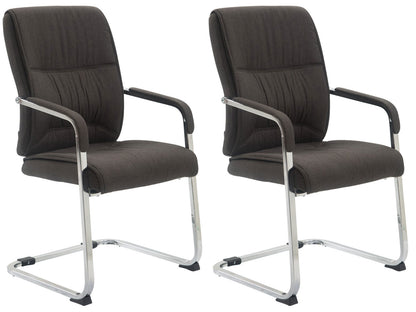 2er Set Freischwinger XXL Anubis Stoff - homemem39