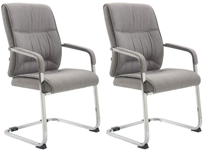 2er Set Freischwinger XXL Anubis Stoff - homemem39