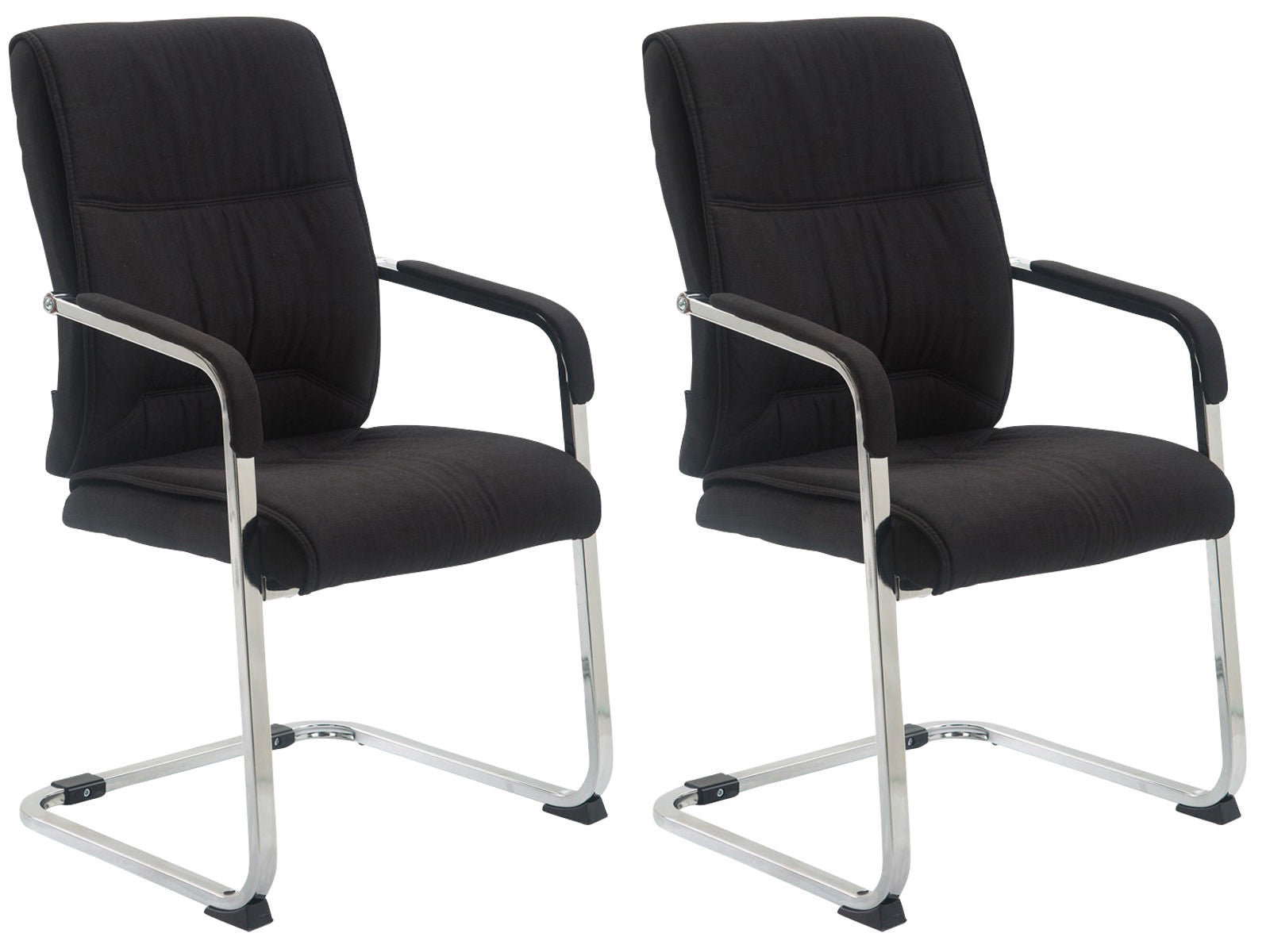 2er Set Freischwinger XXL Anubis Stoff - homemem39