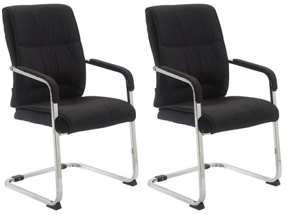 2er Set Freischwinger XXL Anubis Stoff - homemem39