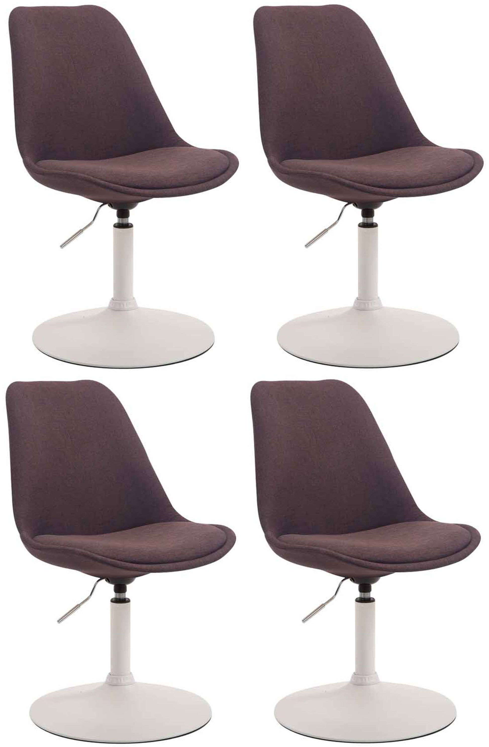 4er Set Esszimmerstühle Maverick Stoff - homemem39