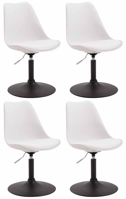 4er Set Esszimmerstühle Maverick Kunststoff - homemem39