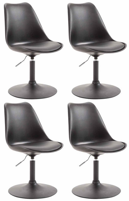 4er Set Esszimmerstühle Maverick Kunststoff | homemem39