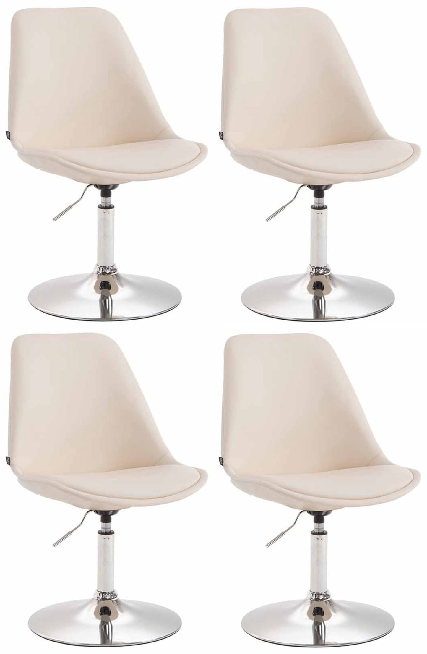 4er Set Esszimmerstühle Maverick Kunstleder - homemem39