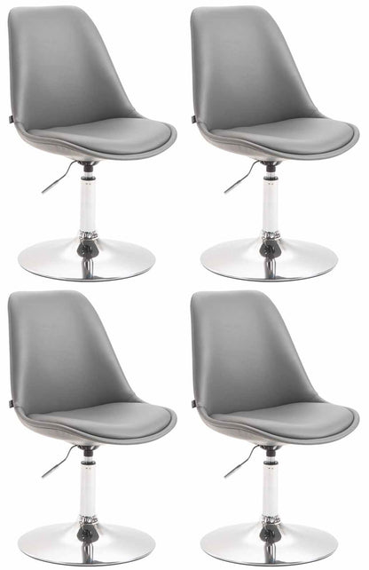 4er Set Esszimmerstühle Maverick Kunstleder - homemem39