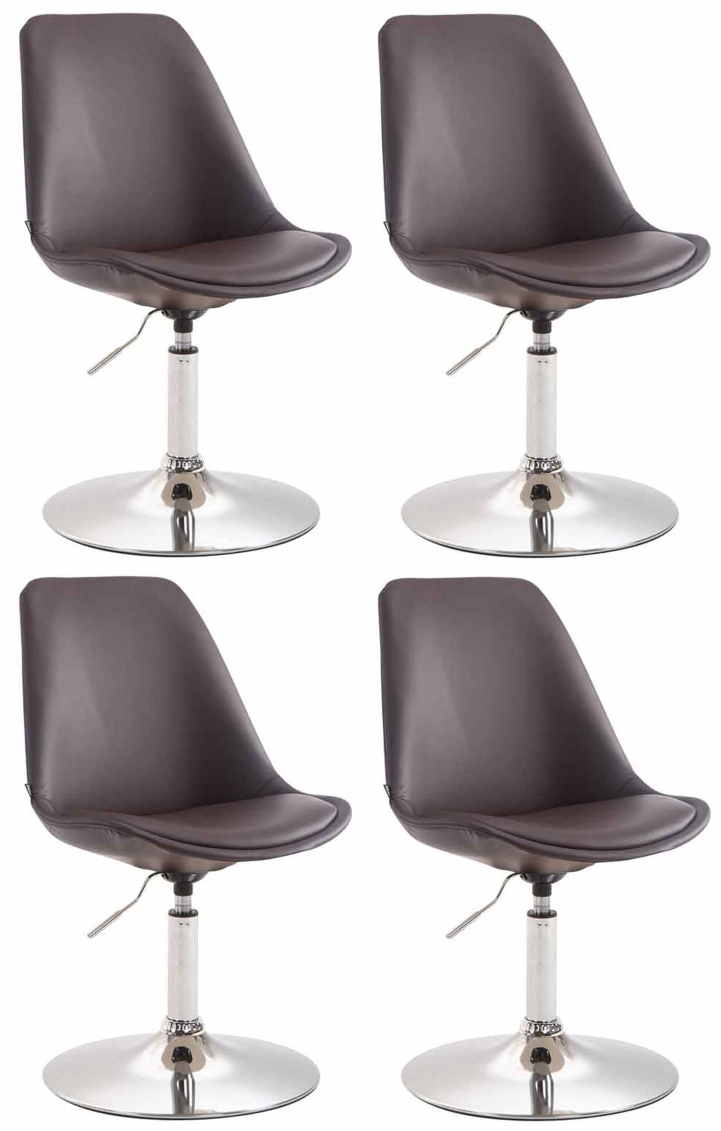 4er Set Esszimmerstühle Maverick Kunstleder - homemem39