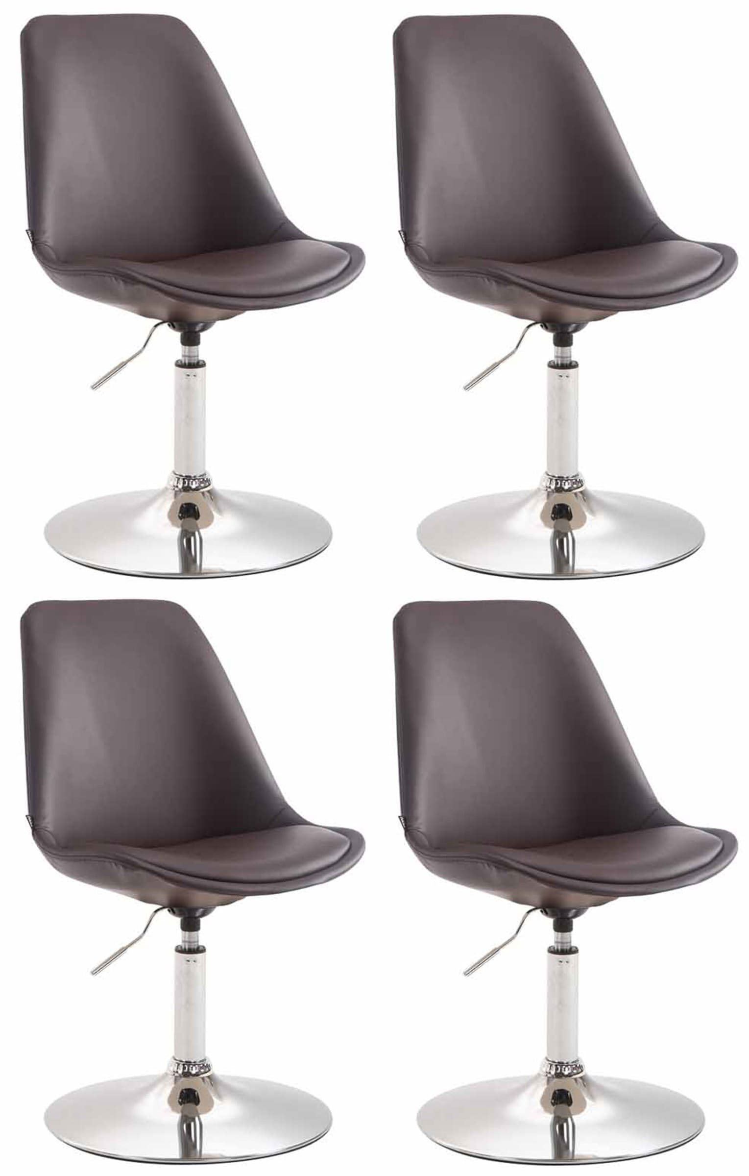 4er Set Esszimmerstühle Maverick Kunstleder - homemem39