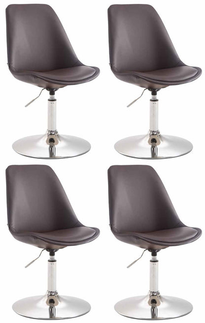 4er Set Esszimmerstühle Maverick Kunstleder - homemem39