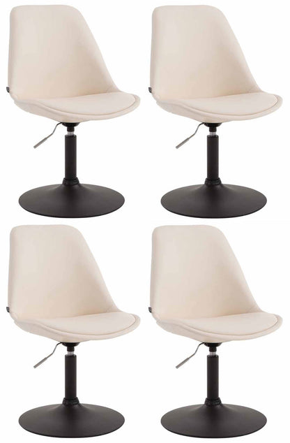 4er Set Esszimmerstühle Maverick Kunstleder - homemem39