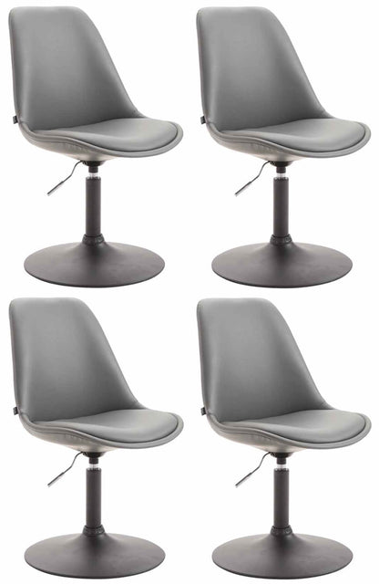 4er Set Esszimmerstühle Maverick Kunstleder - homemem39