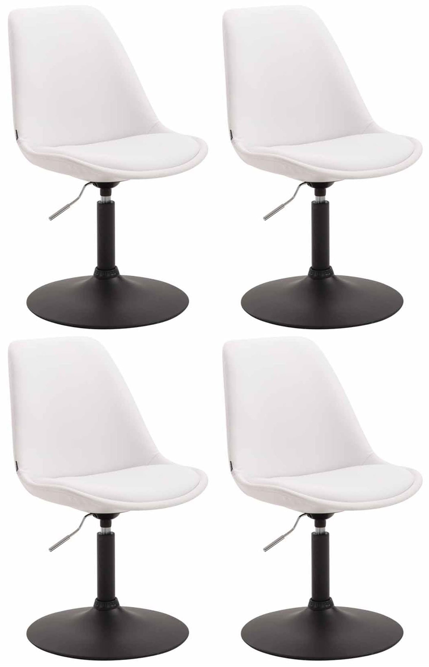 4er Set Esszimmerstühle Maverick Kunstleder - homemem39