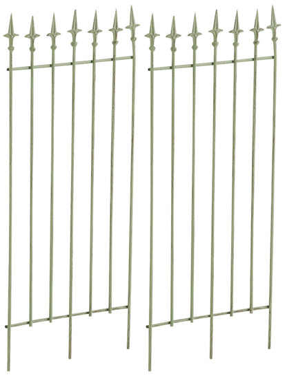 2er Set Rankgitter Elisa 100 x 50 cm - homemem39