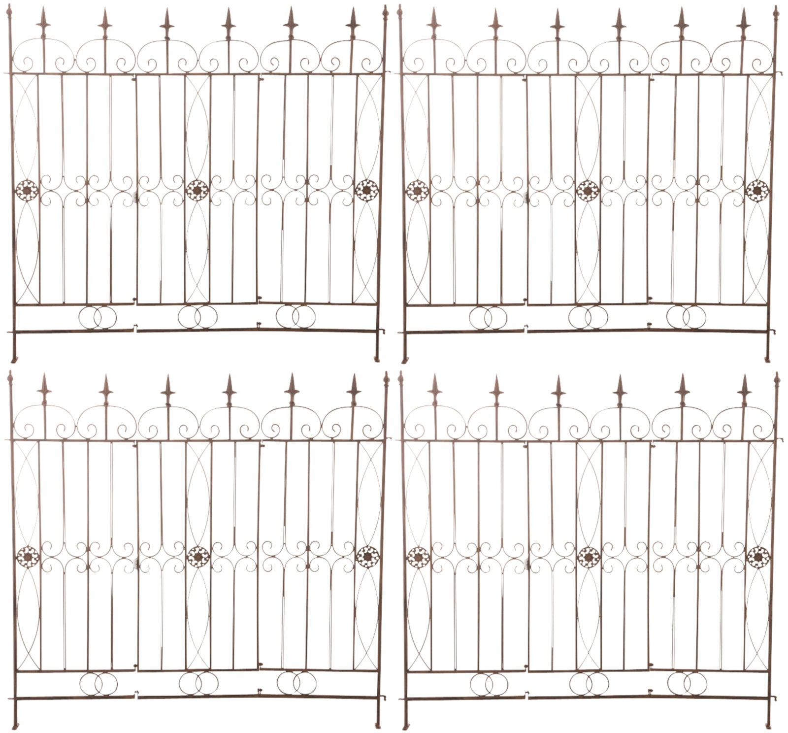 4er Set Gartenzäune Mangold - homemem39