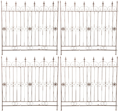 4er Set Gartenzäune Mangold - homemem39