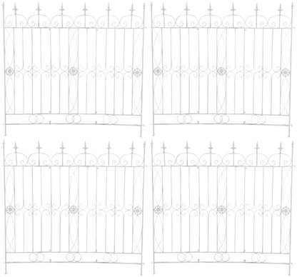 4er Set Gartenzäune Mangold - homemem39