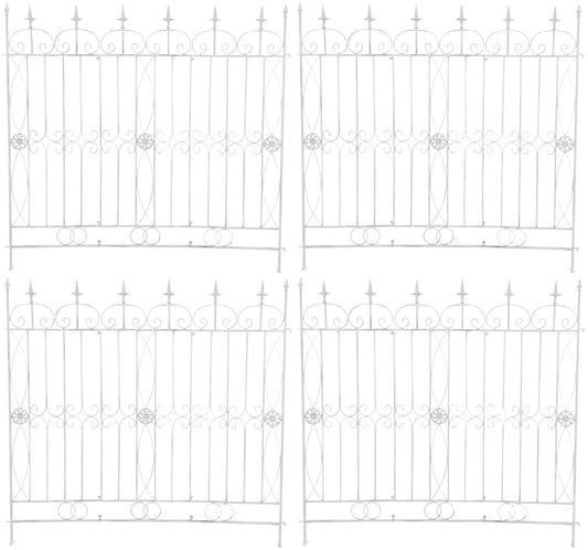 4er Set Gartenzäune Mangold - homemem39