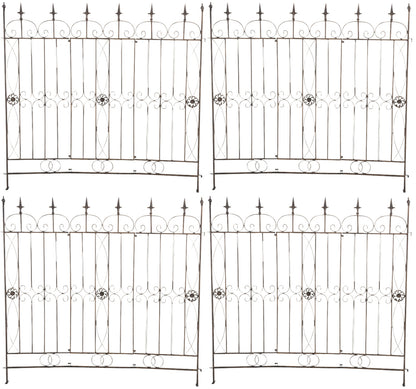 4er Set Gartenzäune Mangold - homemem39