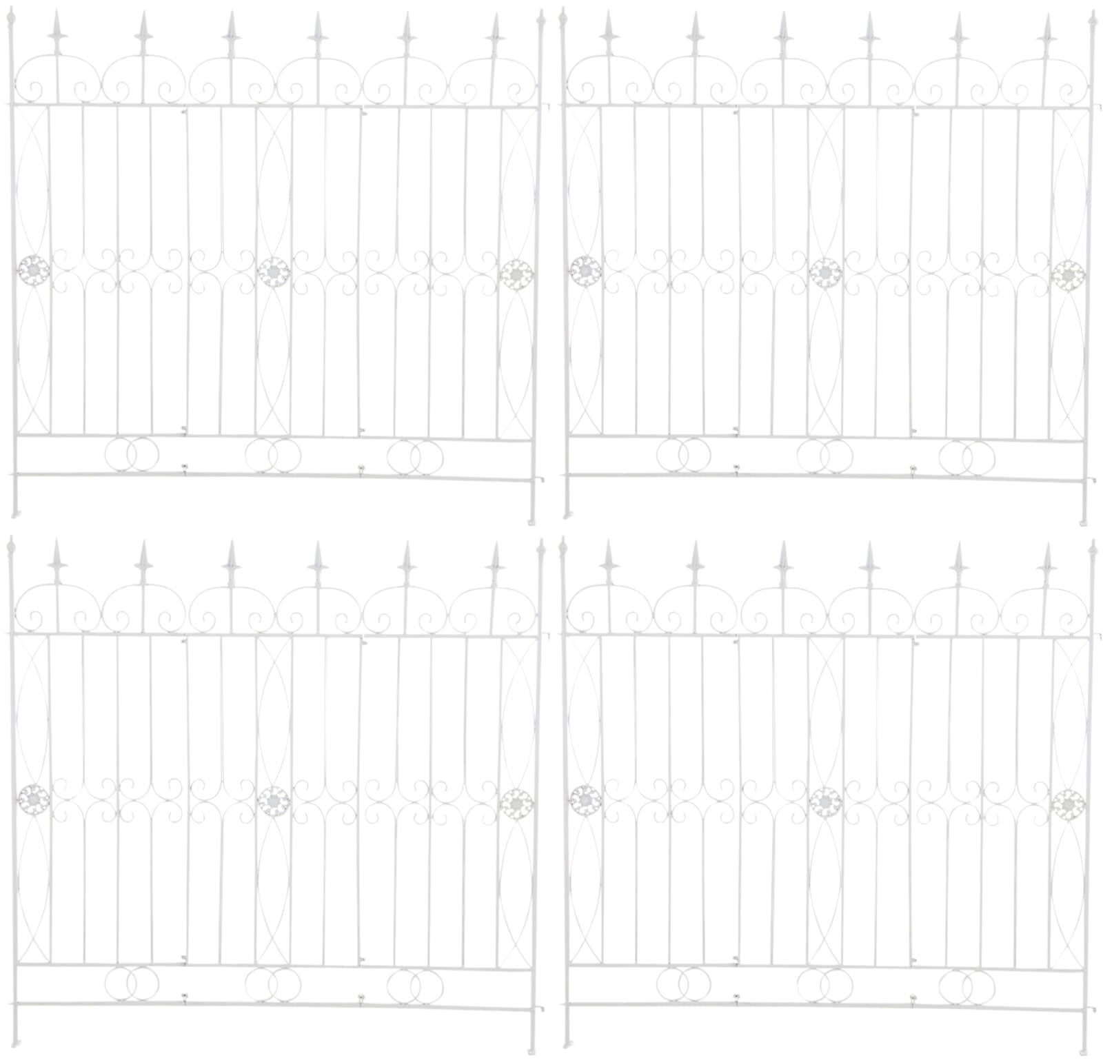 4er Set Gartenzäune Mangold - homemem39