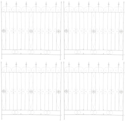 4er Set Gartenzäune Mangold - homemem39