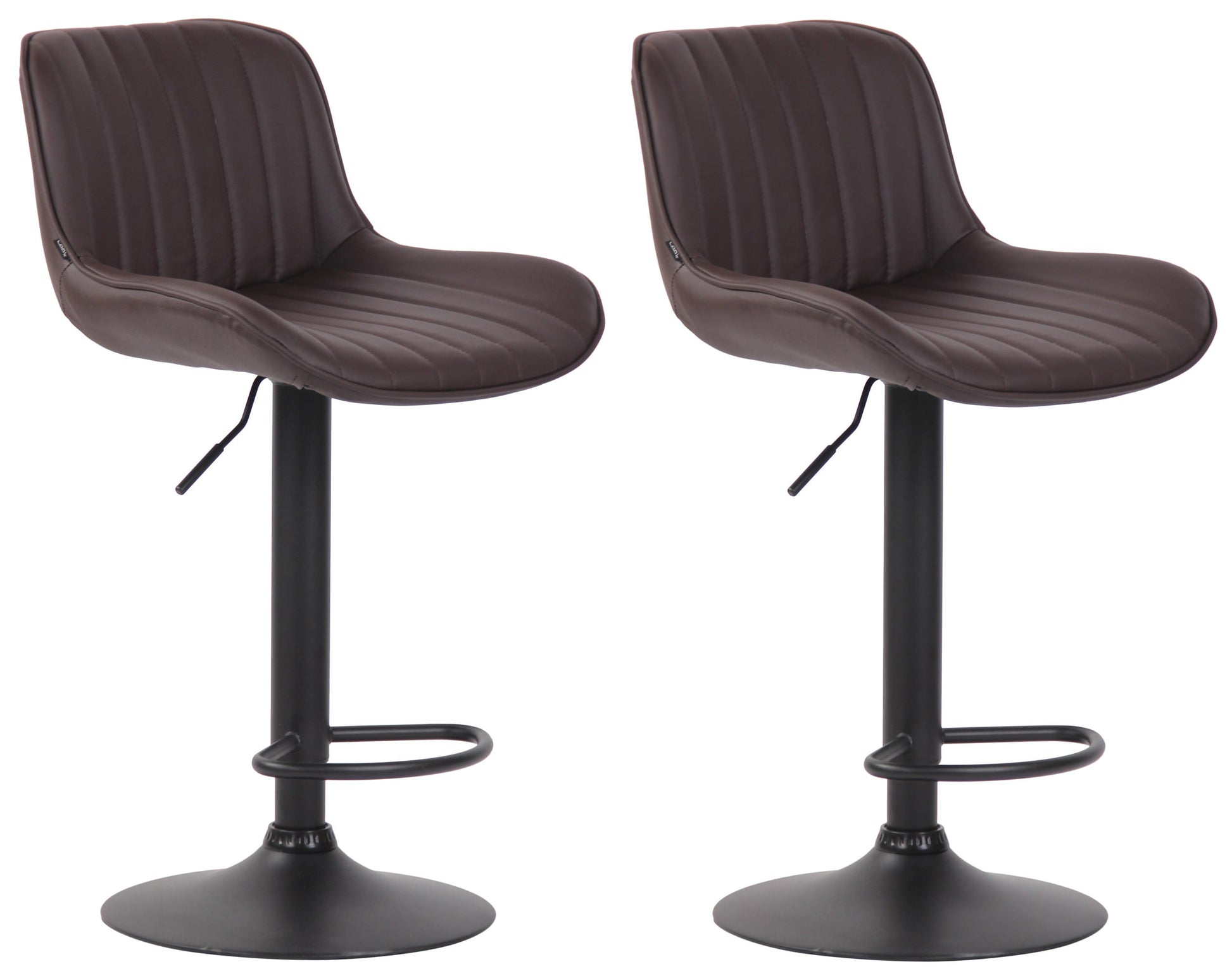 2er Set Barhocker Lentini Kunstleder - homemem39