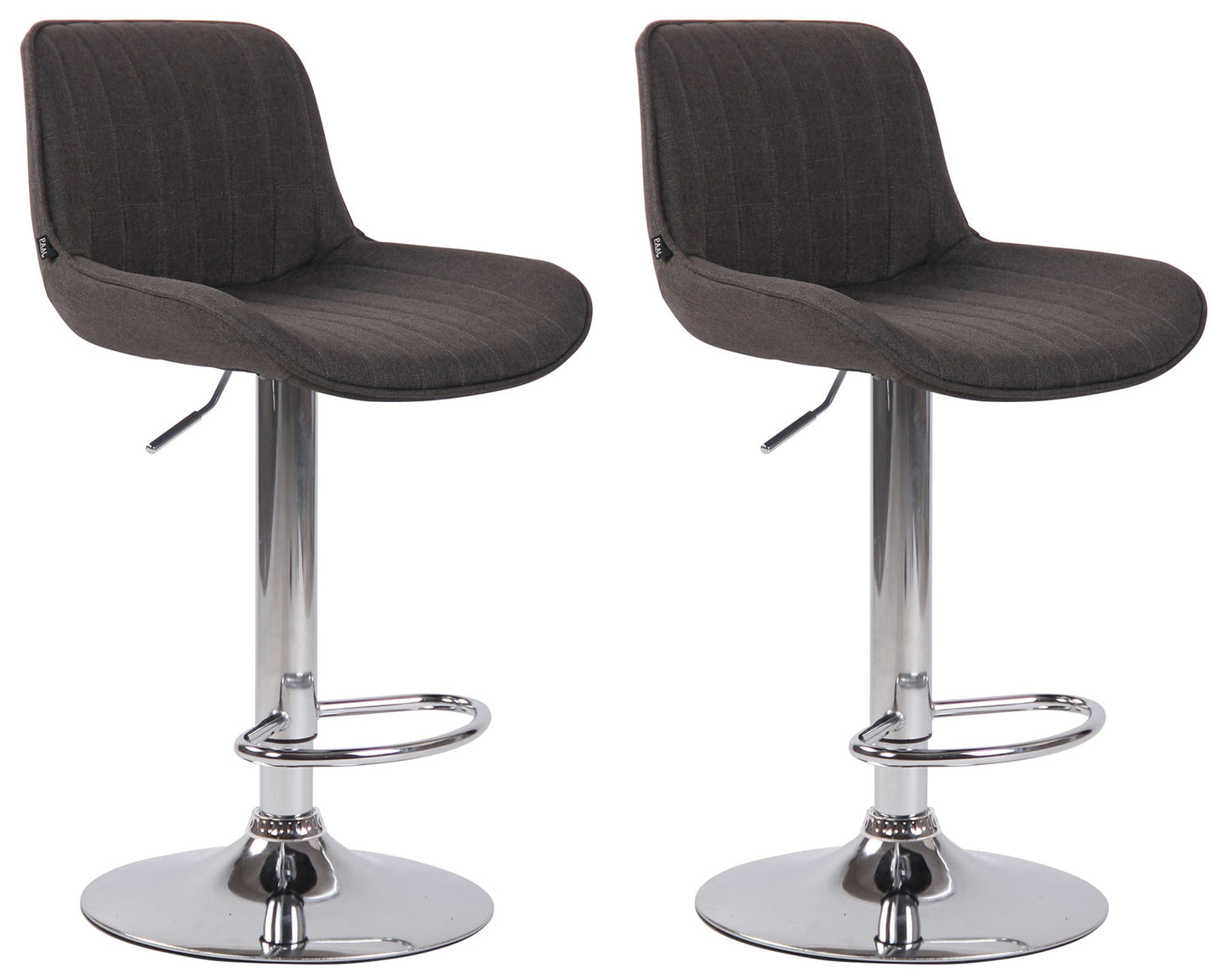 2er Set Barhocker Lentini Stoff - homemem39