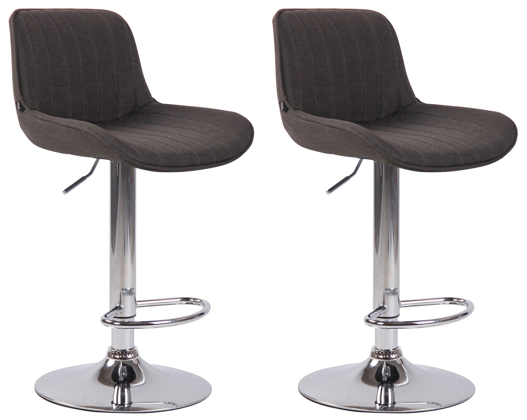 2er Set Barhocker Lentini Stoff - homemem39