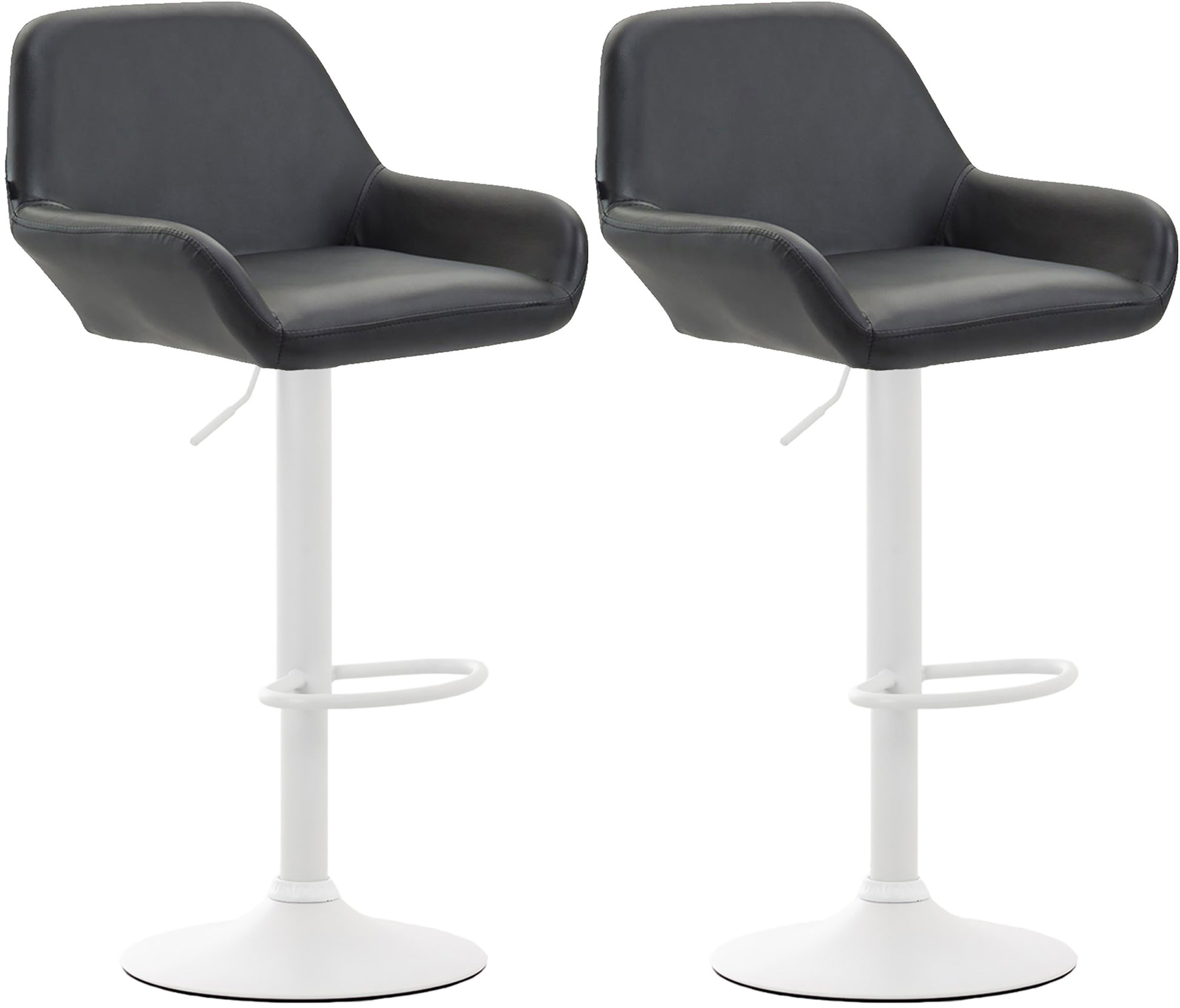 2er Set Barhocker Braga Kunstleder | homemem39