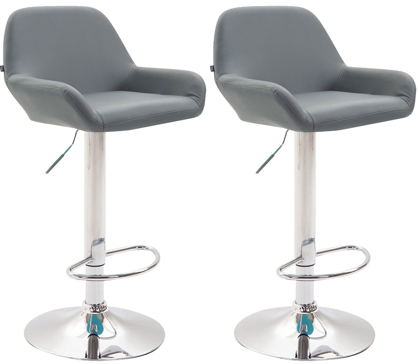 2er Set Barhocker Braga Kunstleder - homemem39