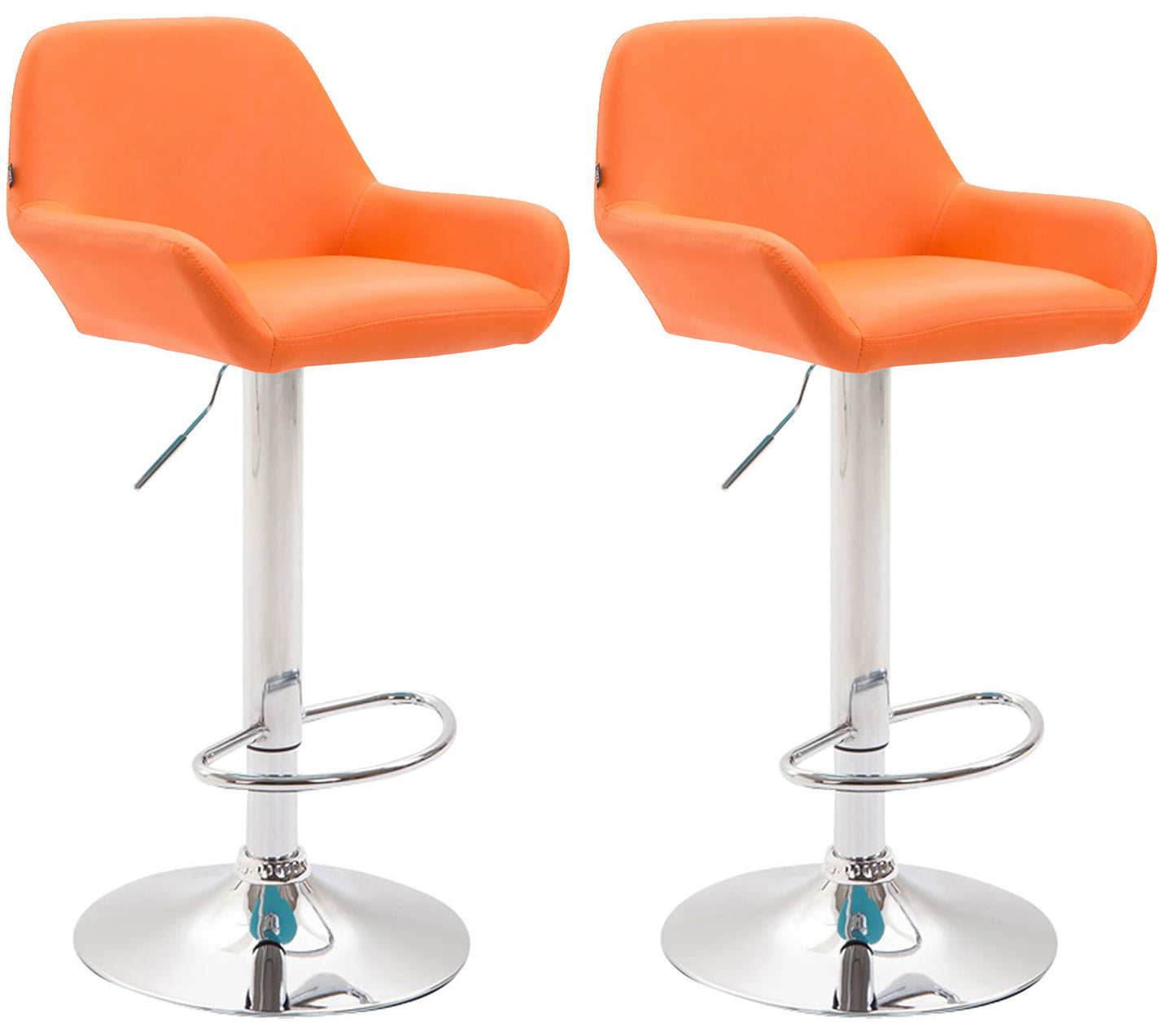 2er Set Barhocker Braga Kunstleder - homemem39