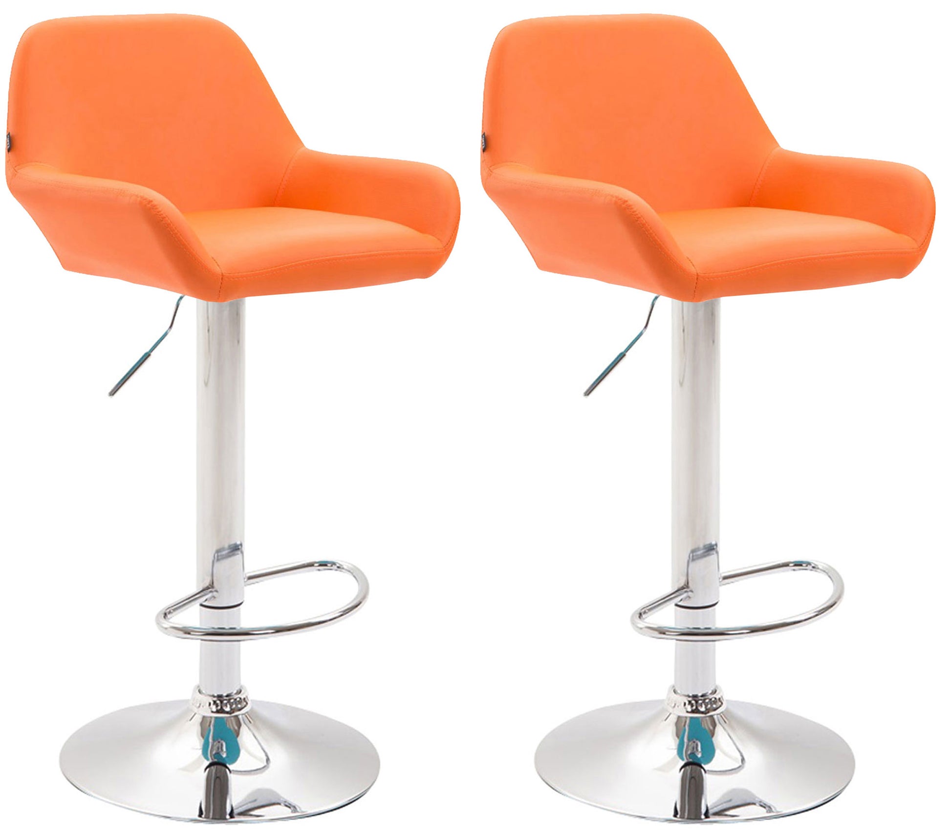 2er Set Barhocker Braga Kunstleder - homemem39